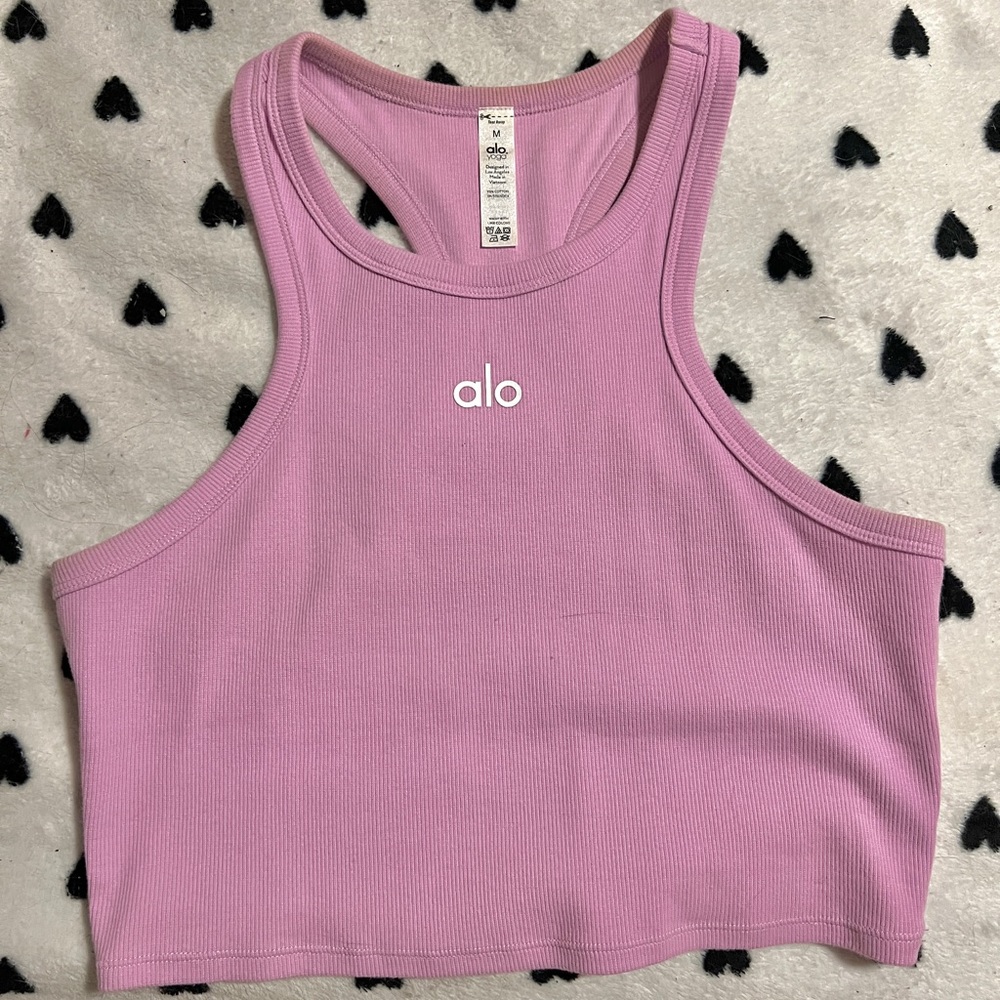 Alo Yoga aspire tank - pink lavender